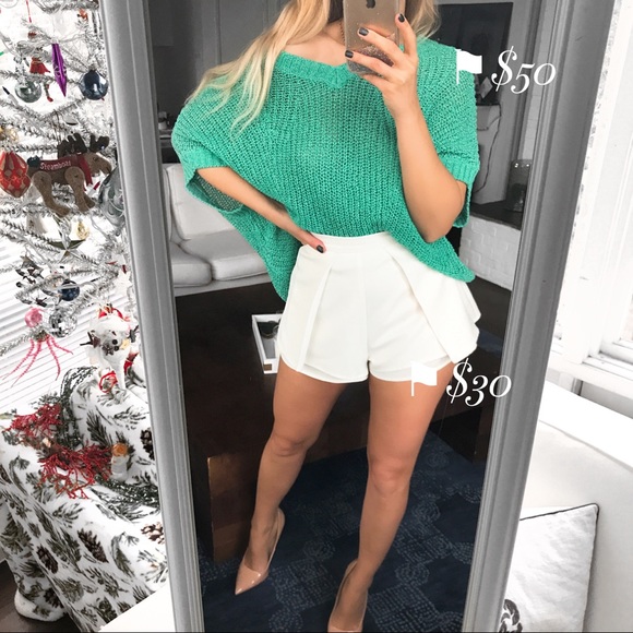 🍬 TOMMY BAHAMA AQUA ALOHA YARN VNECK LOOSE TOP! - Picture 14 of 16